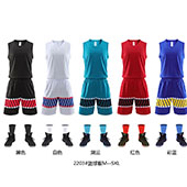 篮球服2203款,吸湿透气球衣，篮球服训练服，学生篮球服定制